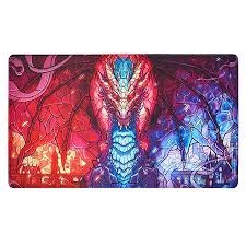 Arcane Fortress - Stained Glass Playmat - Fire & Ice Dragon